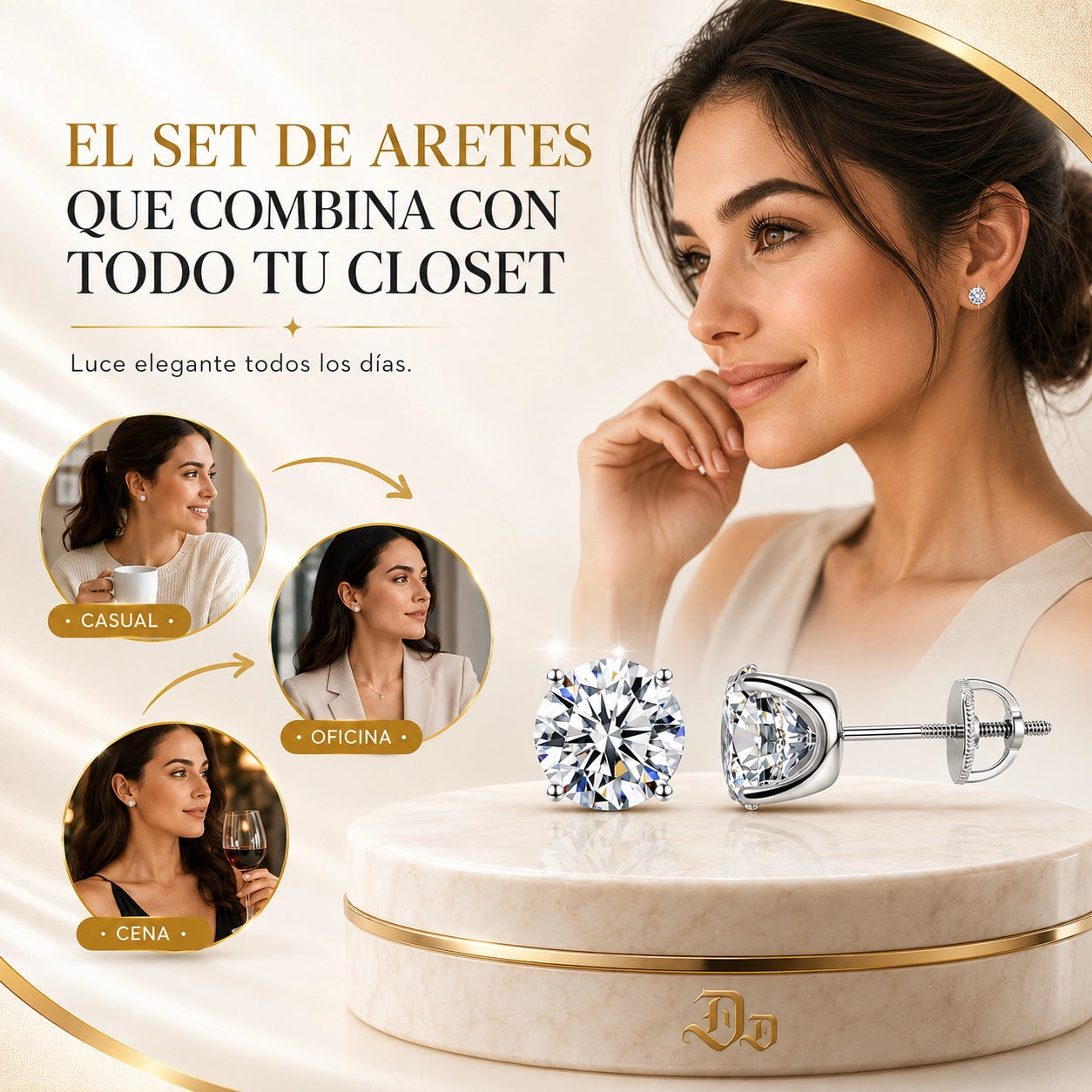 El Set de Aretes Que Combina Con Todo Tu Closet