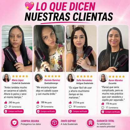 Cabello liso, seco y sin frizz en 10 minutos sin dañarlo