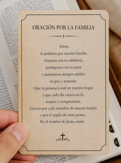 GRATIS Tarjeta de oración exclusiva